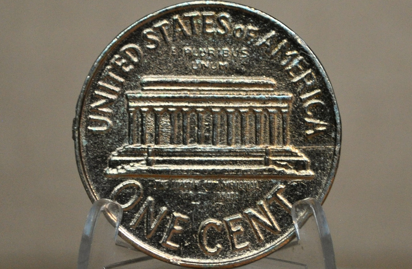 1965 Oversized Copper Round Lincoln Penny - 1965 Lincoln Penny Large Paper Weight