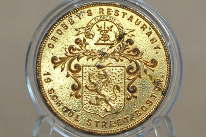 Fifth Anniversary Crosby's Restaurant - Vintage Crosby's Restaurant Commemorative 5 Year Celebration