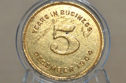 Fifth Anniversary Crosby's Restaurant - Vintage Crosby's Restaurant Commemorative 5 Year Celebration