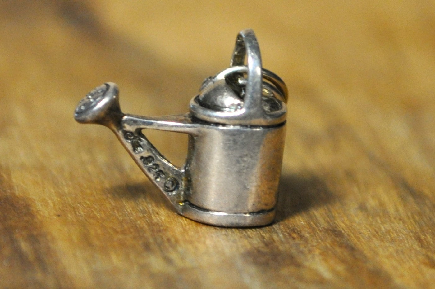 James Avery Sterling Silver Watering Can Charm - Stamped and Tested Sterling Silver - Vintage Watering Can Charm - Gardening Charms - Retired James Avery Charm