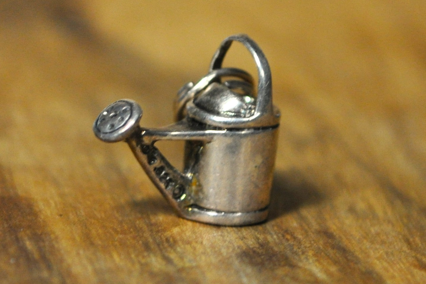 James Avery Sterling Silver Watering Can Charm - Stamped and Tested Sterling Silver - Vintage Watering Can Charm - Gardening Charms - Retired James Avery Charm