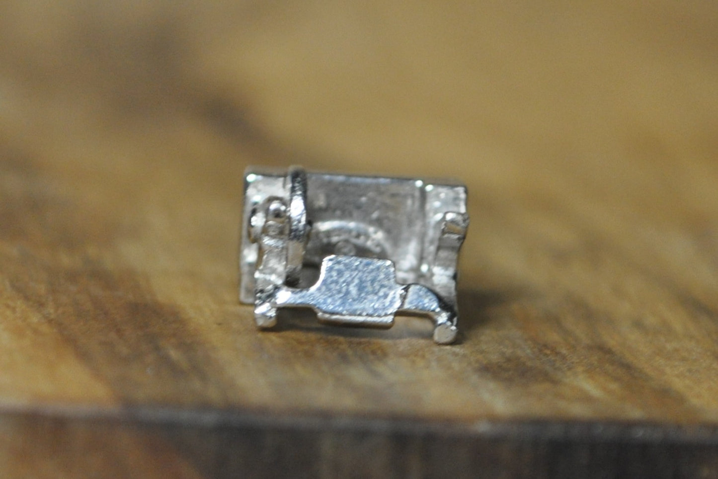 Danecraft Sterling Sewing Machine Charm - Stamped and Tested Sterling Silver - Accurate Antique Sewing Machine