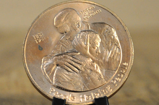 1981 American Red Cross 100th Anniversary Bronze Medal - 100th Anniversary Red Cross Bronze Medallion