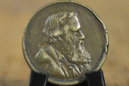 1860 Albert Smith Egyptian Hall Museum Token - Egyptian Hall Admissions Museum Token 1860