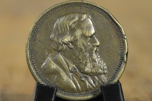 1860 Albert Smith Egyptian Hall Museum Token - Egyptian Hall Admissions Museum Token 1860