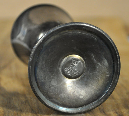 E. L. Delberti Small Silver Plated Goblet From Italy - Italian Miniature Silver Plated Goblet E. L. Delberti