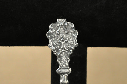 Vintage June Rose Enamel Souvenir Spoon - Antique Souvenir Spoon June Rose