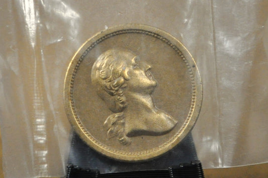 Washington Lincoln US Mint Presidential Art Medal Commemorative Round - Lincoln/Washington Bronze Medallion