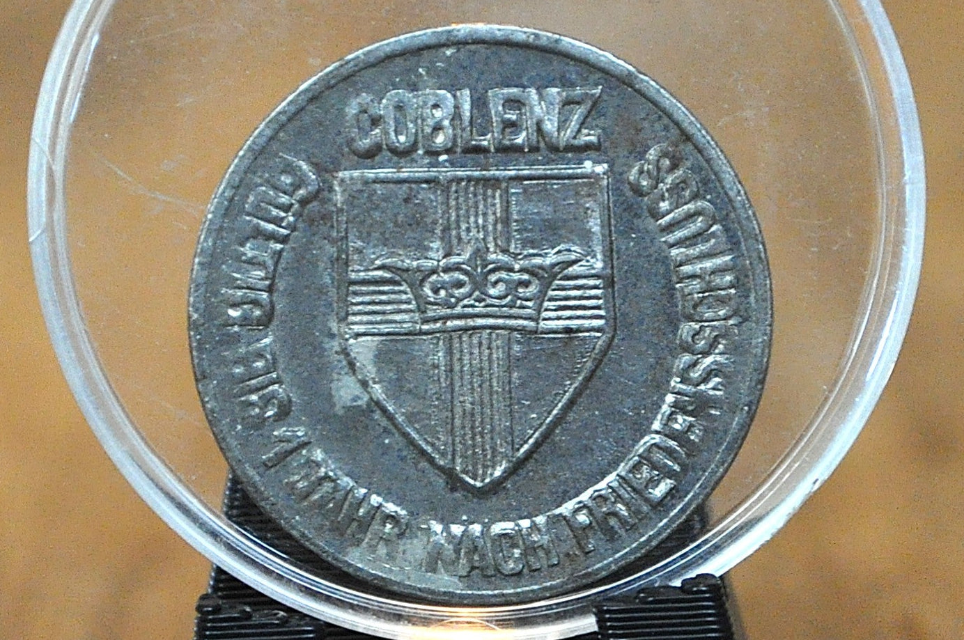 1918 City of Coblenz 10 Pfennig  - AU/UNC Condition - Prussian Rhine Emergency Coinage - German Weimar Republic -