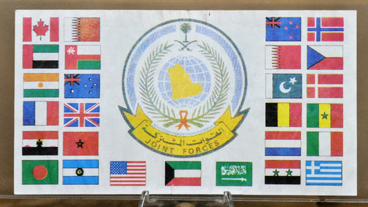 1991 Iraq Desert Storm U.S. Propaganda Leaflets - Choice of False Banknote or Joint Forces Type - Iraqi Gulf War U.S. PSYOP Leaflets