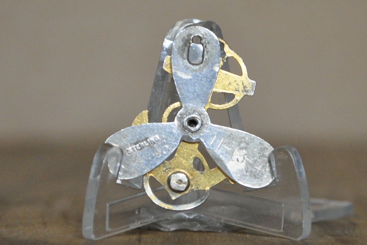 Original WWII Navy WAVES Charm - Stamped and Tested Sterling Silver - Dated 1943-1945 - Women's Navy