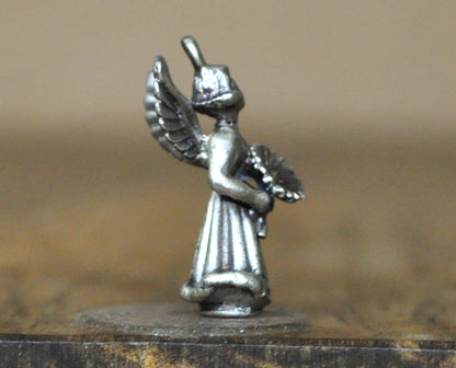 Vintage Creed Sterling Guardian Angel September Charm Pendant! 925 Sterling Silver Antique September Angel Charm, Creed Sterling - Awesome Piece! 3D Charm