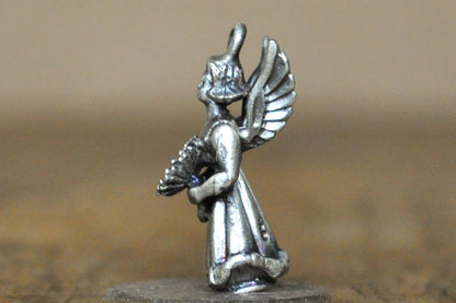 Vintage Creed Sterling Guardian Angel September Charm Pendant! 925 Sterling Silver Antique September Angel Charm, Creed Sterling - Awesome Piece! 3D Charm