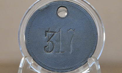 Babcock Oberhausen, Germany Warehouse Tool Tag - Vintage German Tool Tag Deutsche Babcock AG