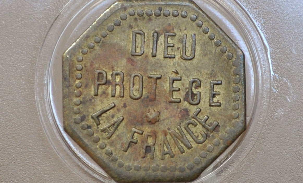 "Dieu protège la France" Religious Medallion - God Protect France Protection Medallion
