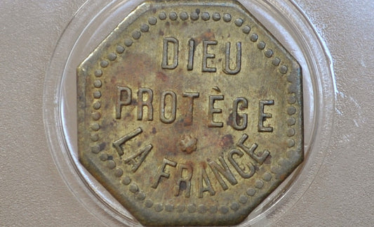 "Dieu protège la France" Religious Medallion - God Protect France Protection Medallion
