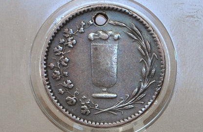 Vintage German Beer Token Bercher Brewery in Altbreisach - Biermarke 1/4 Liter of Beer Antique German Beer Token