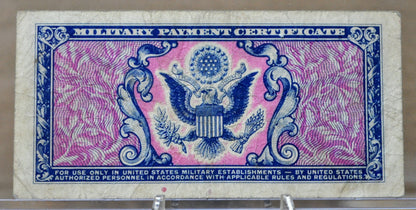 1951 U.S. Military 10 Cent Payment Certificate - Series 481 - 1951 United States Military Payment Certificate MPC Ten Cents Note - P#M23a