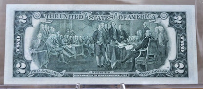 1976 Bicentennial 2 Dollar Arizona Flag Stamp Note - First Day of Issue Portsmouth Naval Base - 1976 Two Dollar First Issue Stamp Banknote