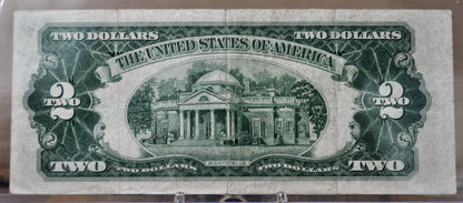 1953 Fancy Triple Repeater Serial Number 2 Dollar Note - 22257173 - 1953 Two Dollar Legal Tender Cool Serial Note - Fr#1509