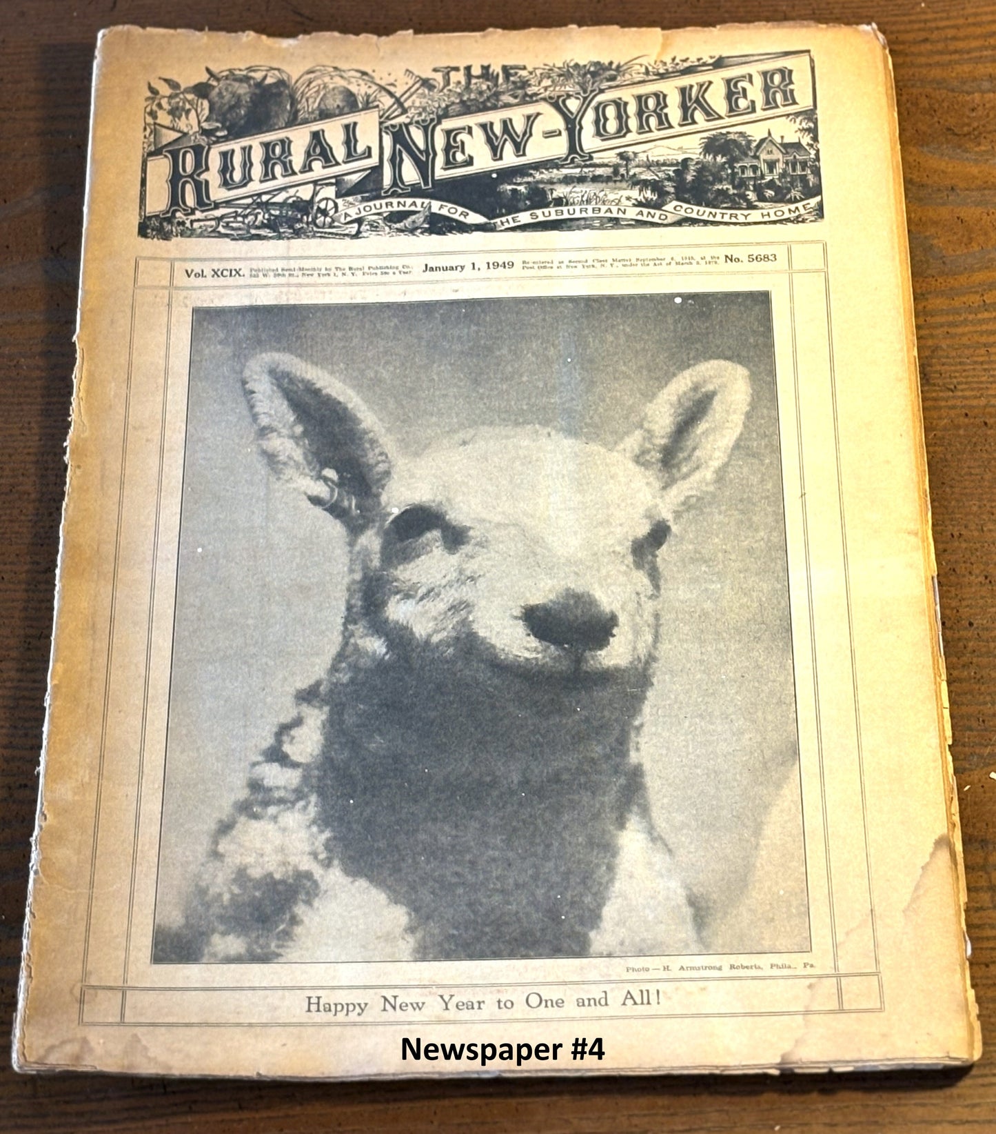 Rural New Yorker 1940s Issue Pick Your Newspaper! - 1948-1949 Rural New Yorker Issue Variety to Choose From