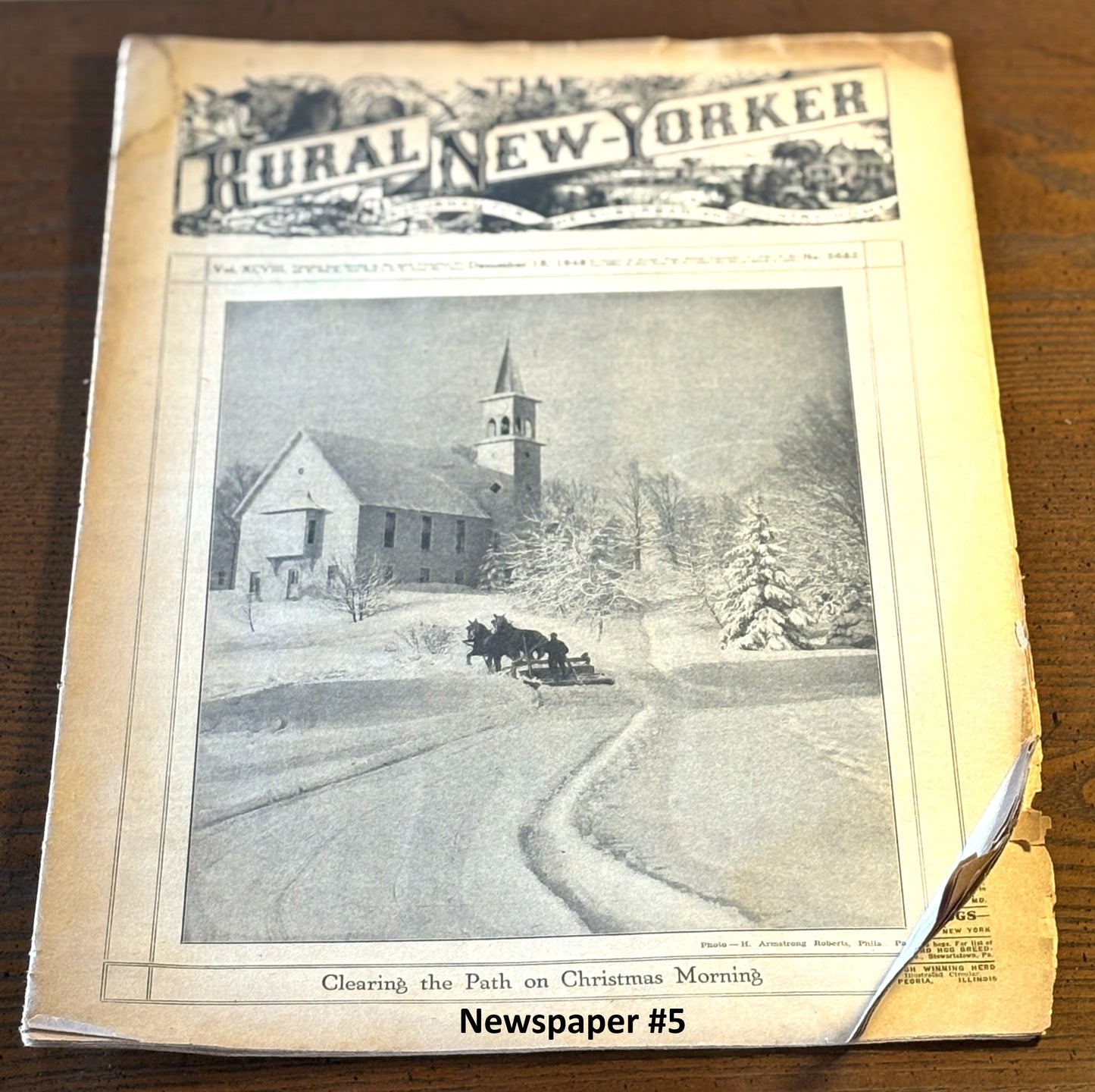 Rural New Yorker 1940s Issue Pick Your Newspaper! - 1948-1949 Rural New Yorker Issue Variety to Choose From