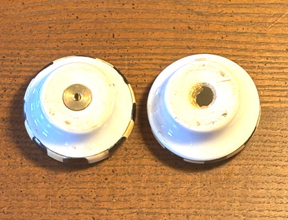 Set of Two Ceramic Door Knobs - Vintage Pair of Ceramic Decorative Handles