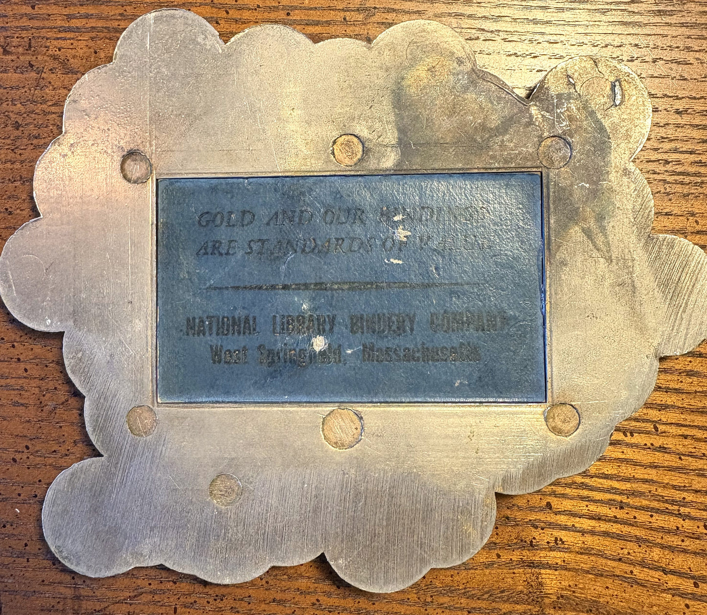 Paperweight Coin Pile from the National Library Bindery Co. - Coin Art Collectible Tokens National Library Bindery Company