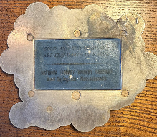 Paperweight Coin Pile from the National Library Bindery Co. - Coin Art Collectible Tokens National Library Bindery Company