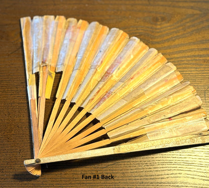 Vintage Unique Fans Pick Your Variant! - Antique Hand Fans - Vintage Manual Fans