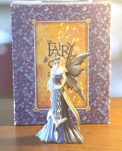 Winter Queen Fairy AB37013 Figurine - 2009 TheFairySite.Com Winter Queen - Antique Handmade Winter Queen Fairy Figurine