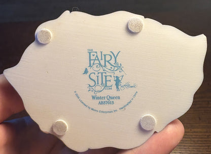 Winter Queen Fairy AB37013 Figurine - 2009 TheFairySite.Com Winter Queen - Antique Handmade Winter Queen Fairy Figurine