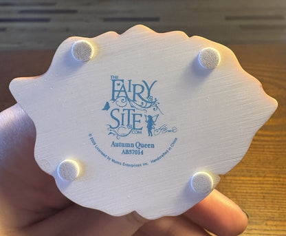 Autumn Queen Fairy AB37014 Figurine - 2009 TheFairySite.Com Autumn Queen - Antique Handmade Autumn Queen Fairy Figurine