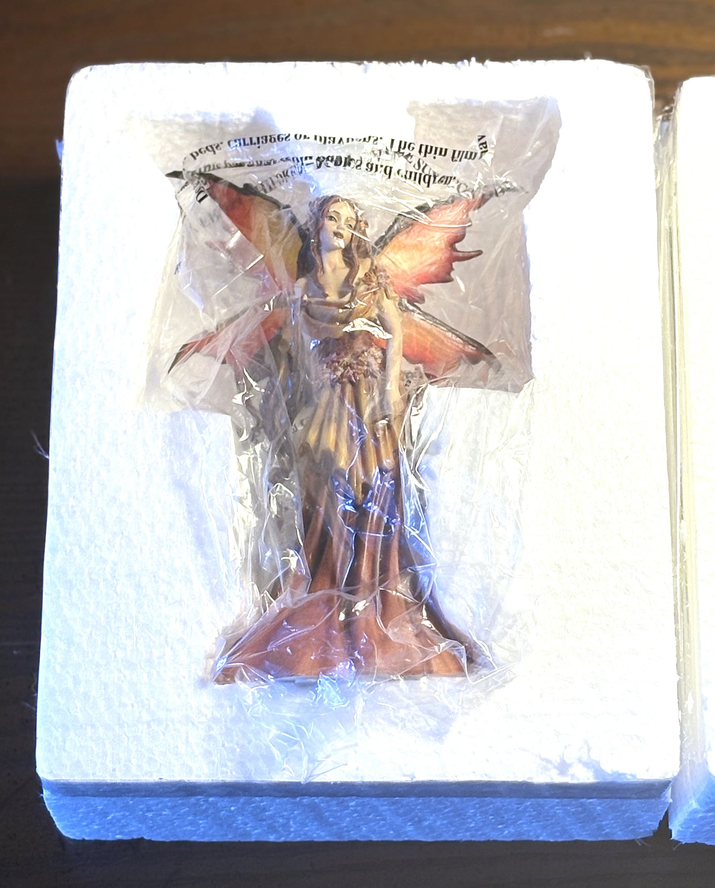 Autumn Queen Fairy AB37014 Figurine - 2009 TheFairySite.Com Autumn Queen - Antique Handmade Autumn Queen Fairy Figurine