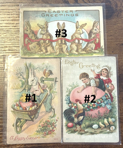 Easter Antique Postcards - Vintage Choose Your Variant Easter Postcards