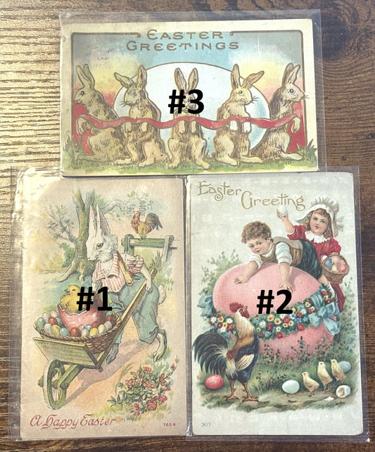 Easter Antique Postcards - Vintage Choose Your Variant Easter Postcards