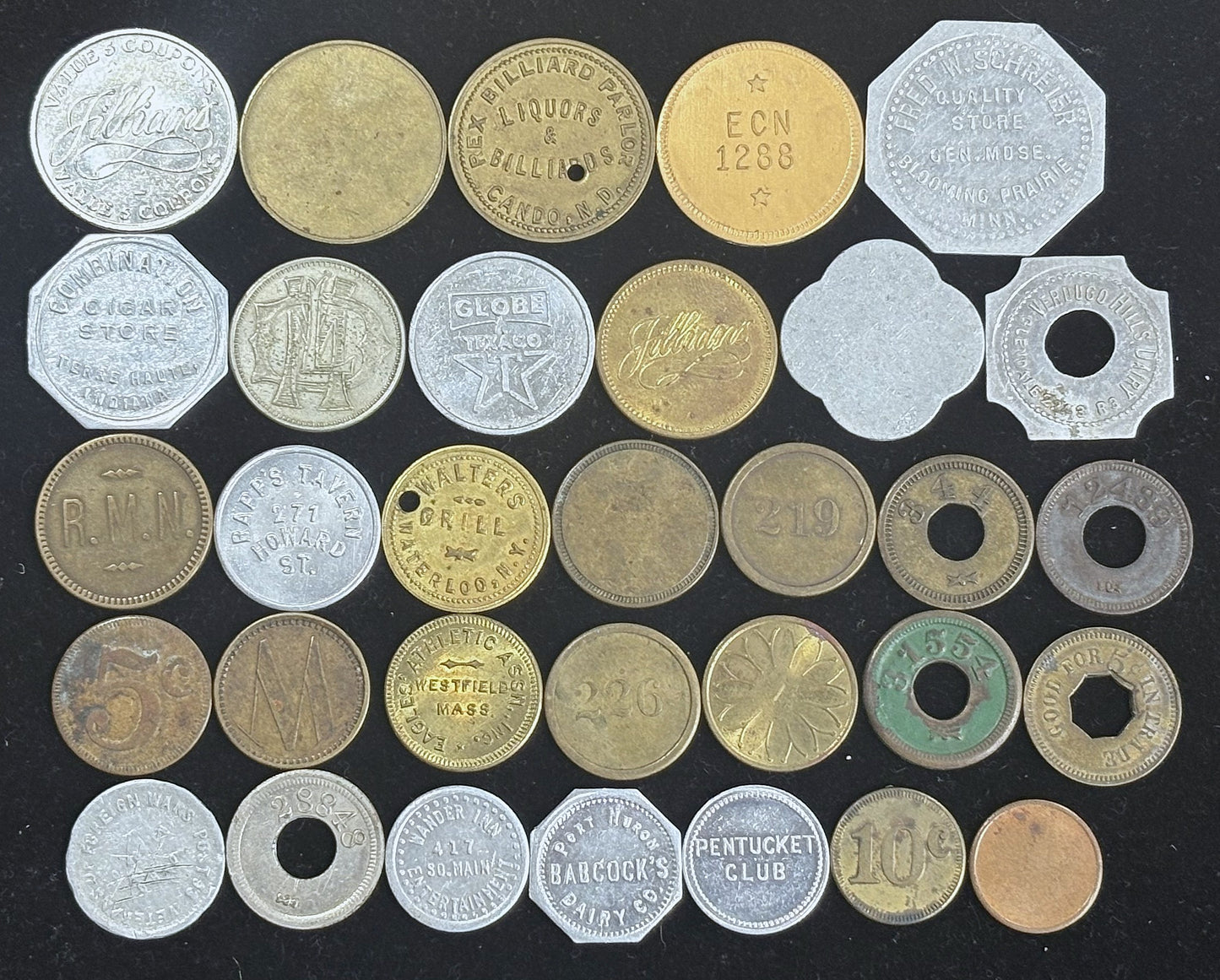 Over 30 "Good For"/ Trade Tokens, Pick Your Variant! - Unique Vintage Trade Tokens Pick your Variant!!!