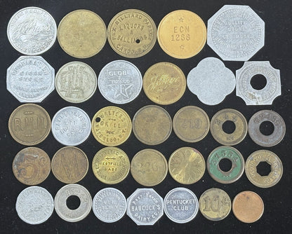 Over 30 "Good For"/ Trade Tokens, Pick Your Variant! - Unique Vintage Trade Tokens Pick your Variant!!!
