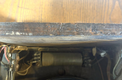 Antique 1911 Series 317 Western Electric Oak Wall-Mounted Phone - Western Electric 1911 Vintage Wall Mounted Phone Series 317