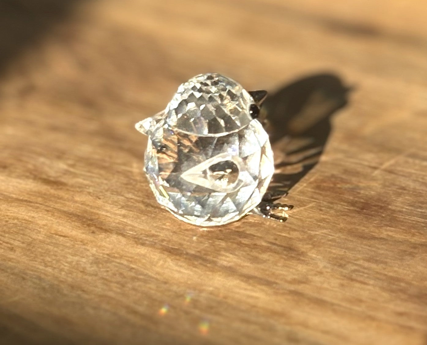 Swarovski Chick Miniature Animal Figurine 7651 - Antique Miniature Chick Swarovski Crystal