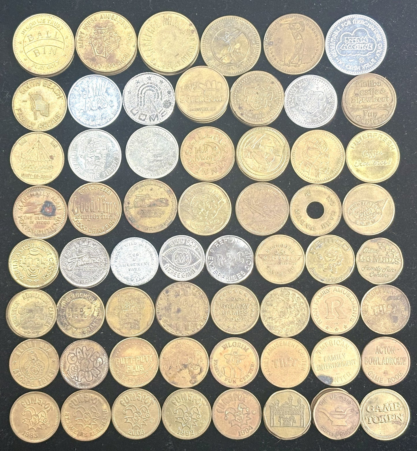 Vintage Arcade Tokens, Over 50 to Choose From!! - Antique Gaming/Arcade Tokens
