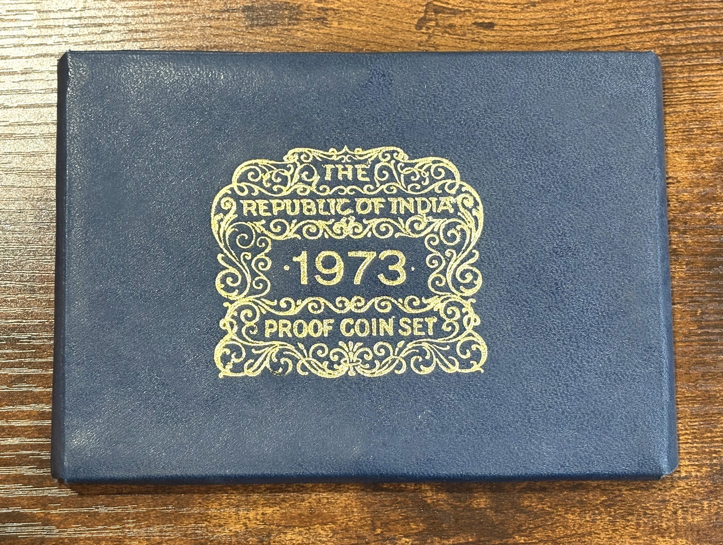 1973 Republic of India Proof Coin Set - Proof Coin Set 1973 India - Antique Coinage Proof Set Rupee/Paise