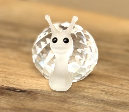 Swarovski Snail Animal Figurine "In a Summer Meadow" - Antique Snail Swarovski Crystal