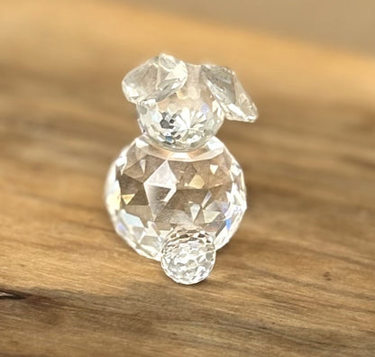 Swarovski Rabbit Animal Figurine 7652 - Antique Bunny Swarovski Crystal