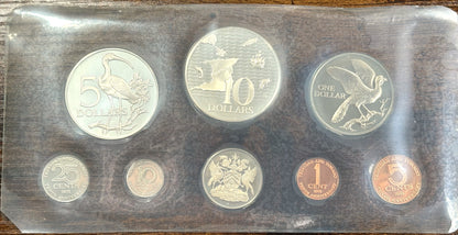 Trinidad and Tobago Tenth Anniversary Proof Set - 10th Anniversary Proof Set Trinidad and Tobago