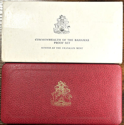 Commonwealth of The Bahamas Proof Set - 1974 Coinage of the Bahamas Set of 9