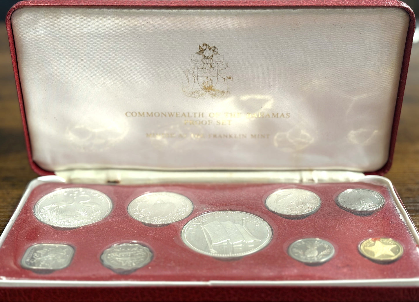Commonwealth of The Bahamas Proof Set - 1974 Coinage of the Bahamas Set of 9