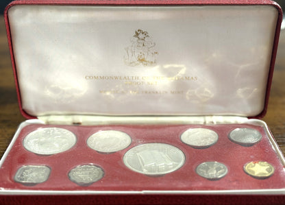 Commonwealth of The Bahamas Proof Set - 1974 Coinage of the Bahamas Set of 9