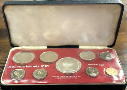 Coins of the Bahamas 1970 Proof Set - 1970 Proof Set Coinage of the Bahamas