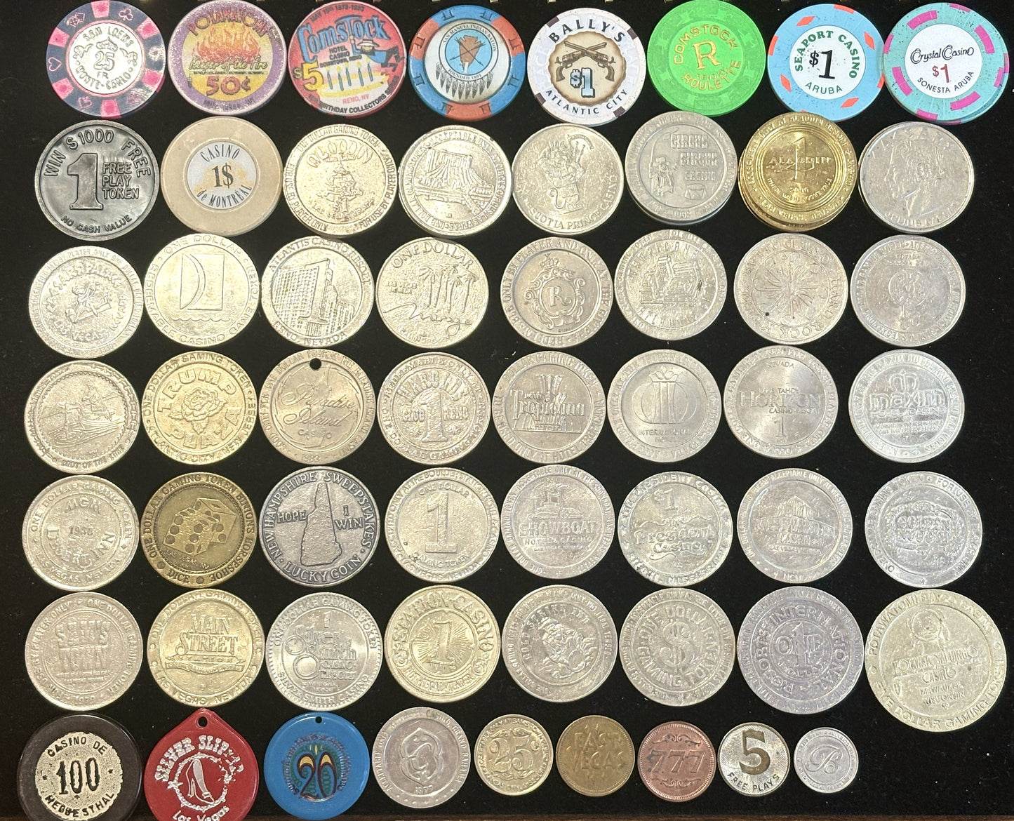 Casino Gaming Tokens - Gaming Casino Collectible Tokens - Casino Tokens Pick Your Variant!!